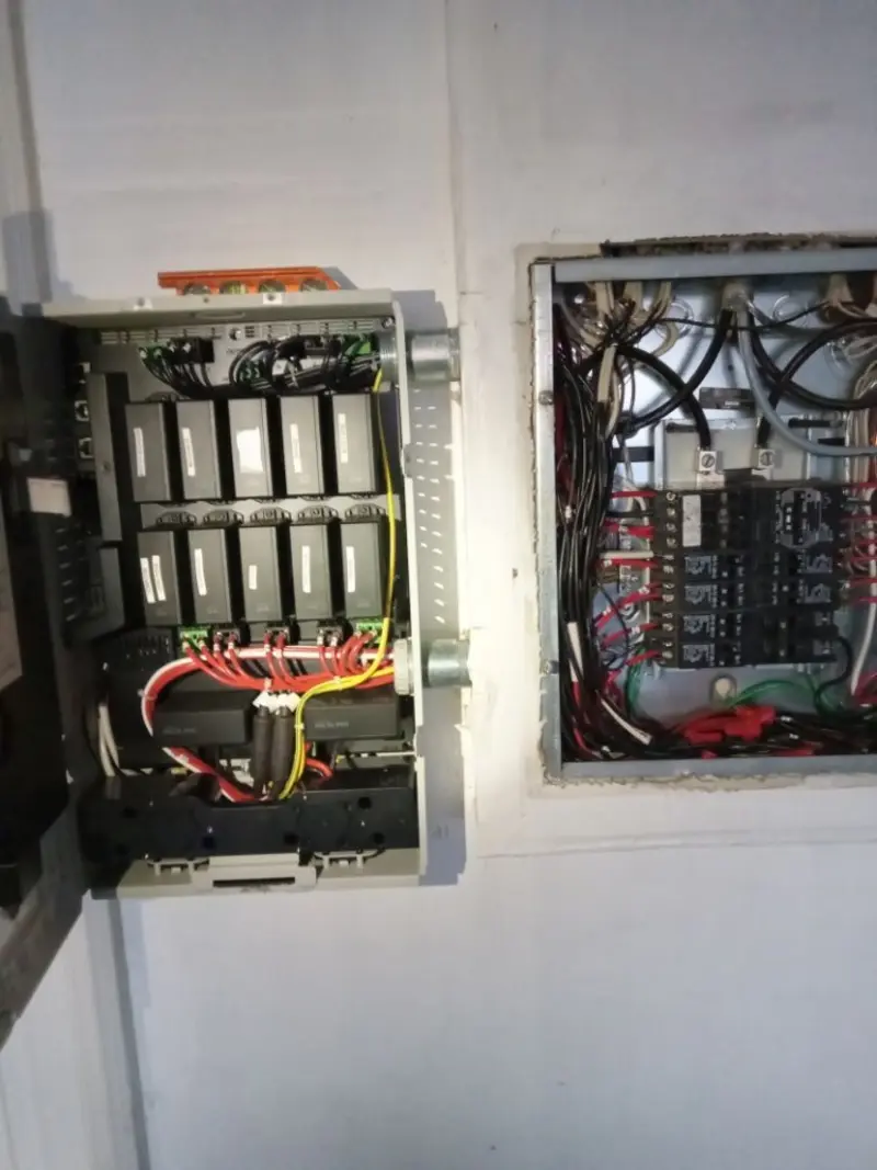 Electrical panel upgrade completed for Indoor Lighting Installation in Burlington